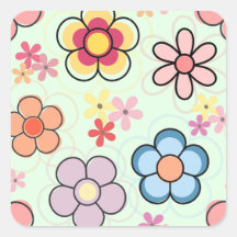 flowers drawings in delicate colours