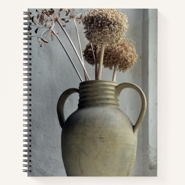 Flowers | Dried Flower Vase Notebook (Front)