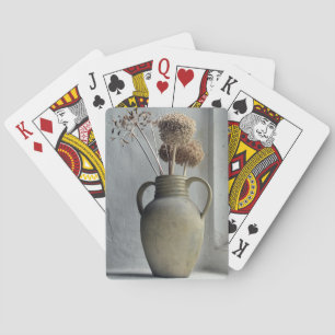 Flowers Dried Flower Vase Playing Cards