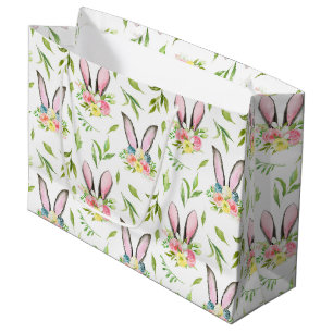 Flowers Eggs & Bunnies Large Gift Bag