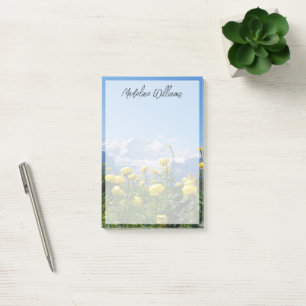 Flowers Eiger Monch Swiss Alps Post-it Notes