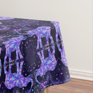 Flowers Elephant Tablecloth