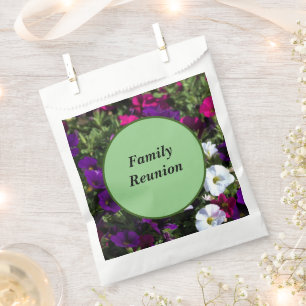Flowers Family Reunion Favour Bags