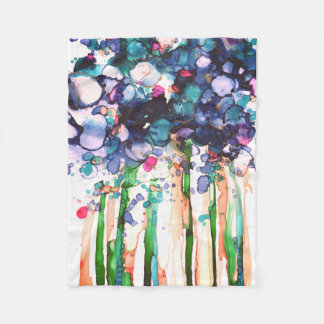 Flowers Fleece Blanket