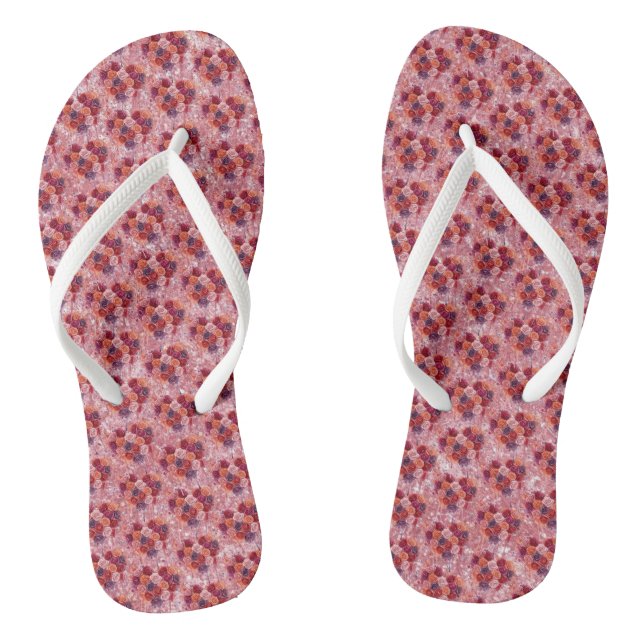 Flowers Flip Flops (Footbed)