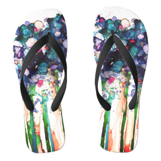 Flowers Flip Flops