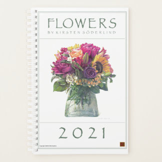 FLOWERS-Floral-2021- Planner