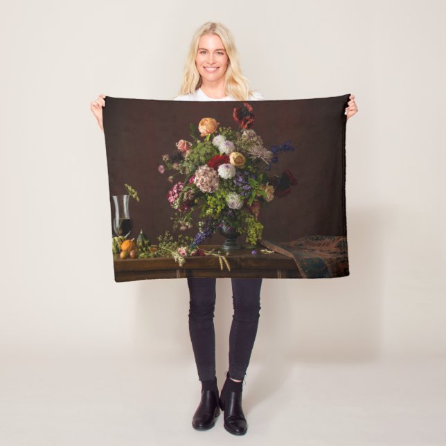 Flowers | Floral Arrangement Fleece Blanket (In Situ)