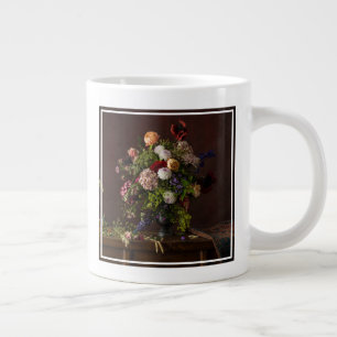 Flowers Floral Arrangement Large Coffee Mug