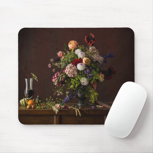 Flowers | Floral Arrangement Mouse Mat (With Mouse)