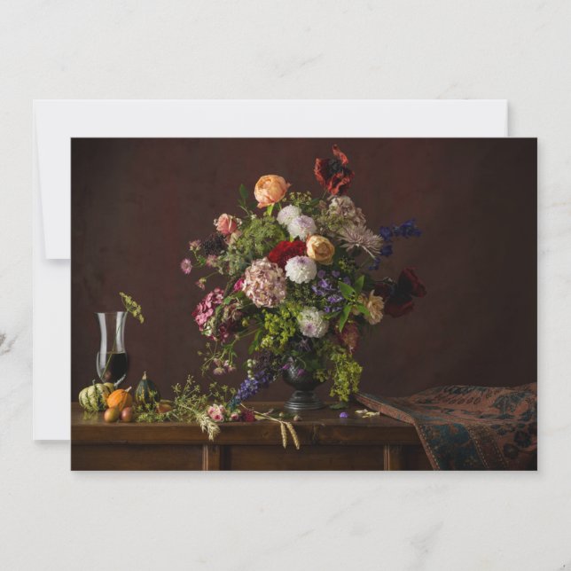 Flowers | Floral Arrangement Thank You Card (Front)