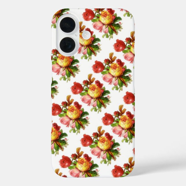 Flowers Floral English Roses Case-Mate iPhone Case (Back)