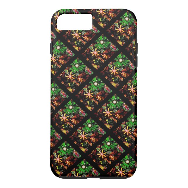 Flowers Floral Fashion Tiled Sparkles Destiny Gift Case-Mate iPhone Case (Back)