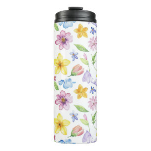 Flowers Floral Pattern Sublimation-95651 Thermal Tumbler