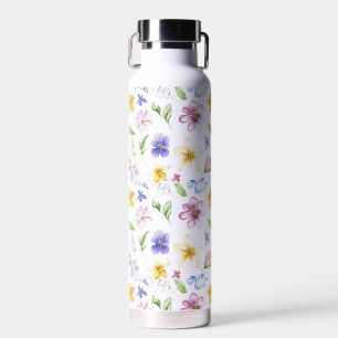 Flowers Floral Pattern Sublimation-95651 Water Bottle
