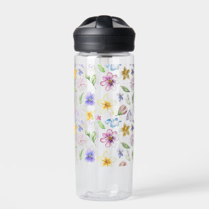 Flowers Floral Pattern Sublimation-95651 Water Bottle