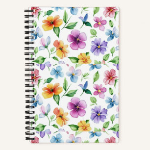 Flowers Floral Pattern Sublimation-95652 Notebook