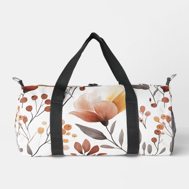Flowers Floral Pattern Sublimation-95653 Duffle Bag (Front)