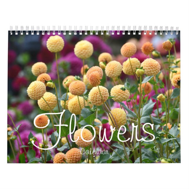 Flowers Floral Photographic Calendar (Cover)