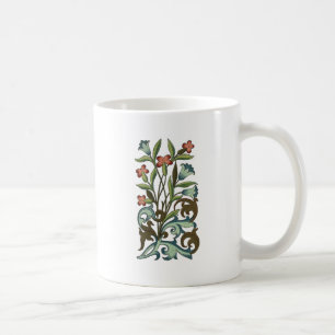 Flowers Floral Wallpaper Art Nouveau Pretty Coffee Mug