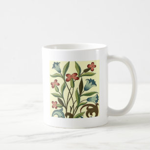 Flowers Floral Wallpaper Art Nouveau Pretty Coffee Mug