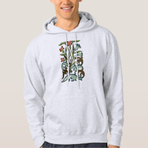 Flowers Floral Wallpaper Art Nouveau Pretty Hoodie