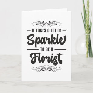 Flowers Flower Florist Plants Gardener Funny Gift Card