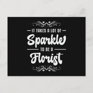 Flowers Flower Florist Plants Gardener Gift Idea Postcard