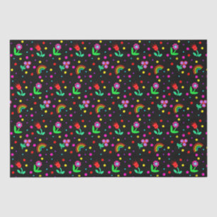 Flowers, Flowers and Polka Dots Girl's  Tissue Paper