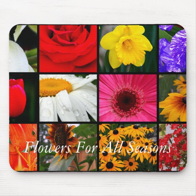 Flowers For All Seasons Mouse Mat (Front)