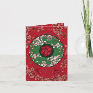 Flowers for Christmas Invitation