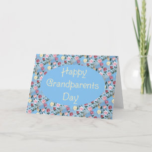 Flowers For Grandma-Grandparents Day Card