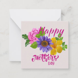 Flowers for Mothers Day Card