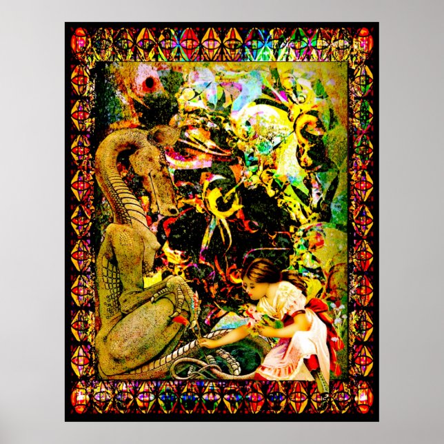 Flowers For My Dragon Poster (Front)