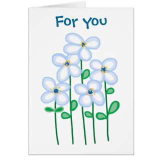 flowers for you Card