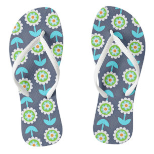 Flowers for You Flip Flops