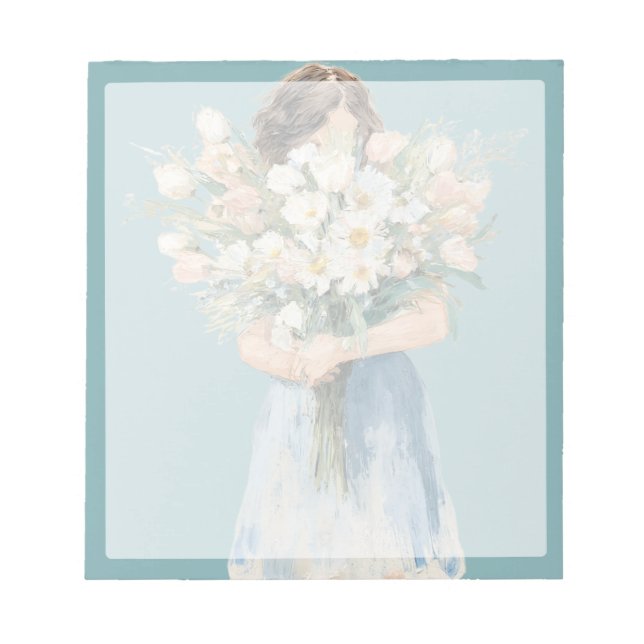 Flowers for you notepad (Front)