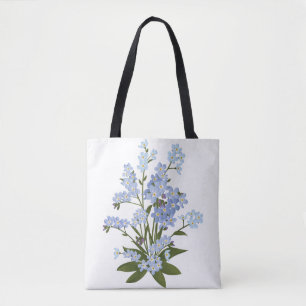 Flowers, Forget Me Not Tote Bag