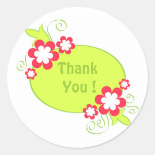 Flowers frame - Sticker