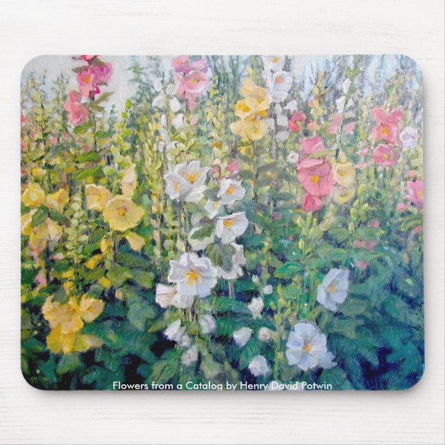 Flowers from Catalogue Mouse Mat (Front)