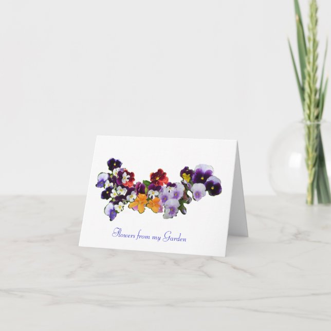 'Flowers from my Garden' Cards (Front)