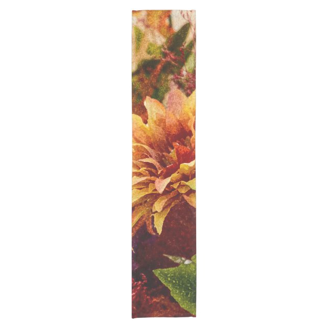 Flowers fulcolors tablecloth runner (Front)