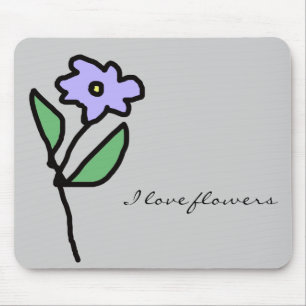 flowers . garden mouse mat