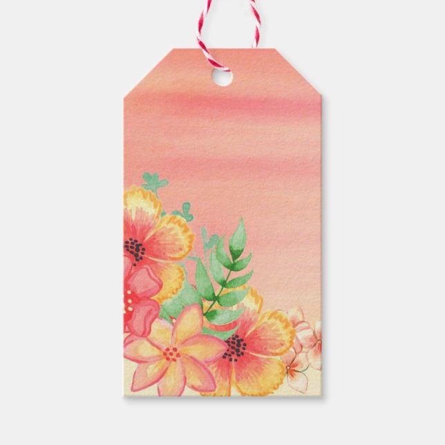 Flowers Gift Tags (Front)