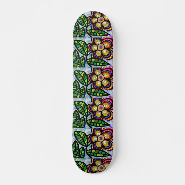 FLOWERS GIRLS Skateboards (Front)