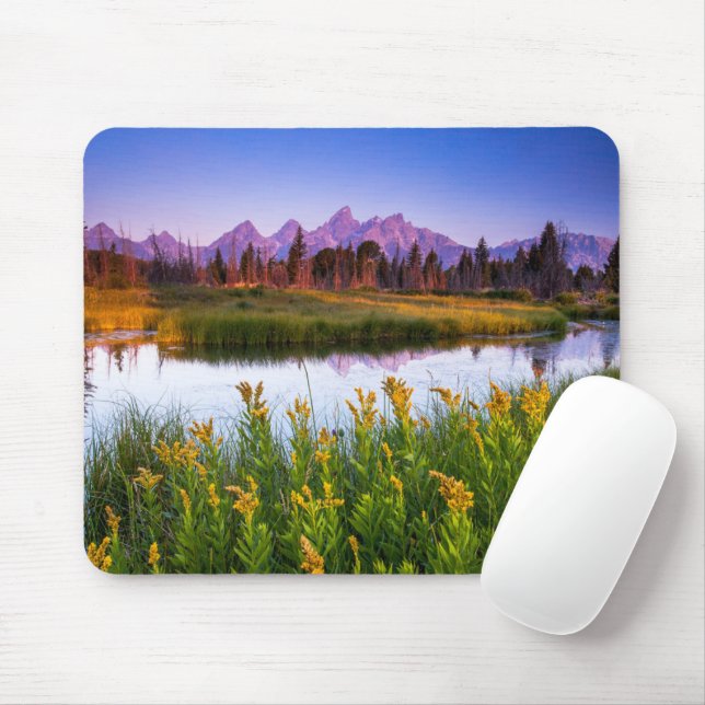 Flowers | Grand Teton National Park, Wyoming Mouse Mat (With Mouse)
