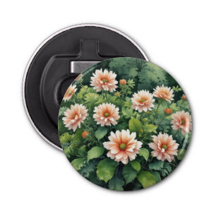 Flowers Greenery Elegant Watercolor Bottle Opener