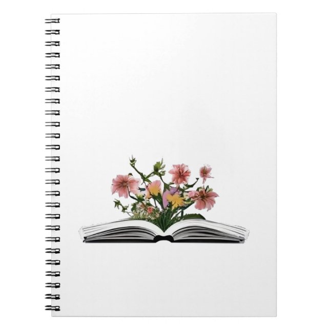 Flowers growing from book (Front)