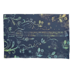 Flowers Guitar Art Floral Pillow Case
