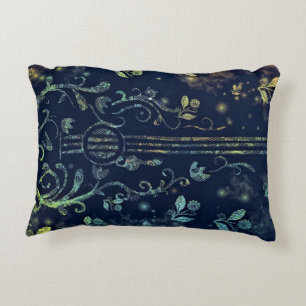 Flowers Guitar Art - Romantic Decorative Cushion